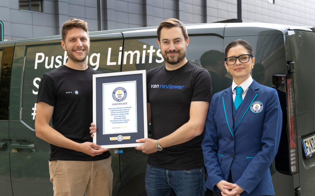 Dostawcza Kia PV5 ustanawia Rekord Guinnessa!